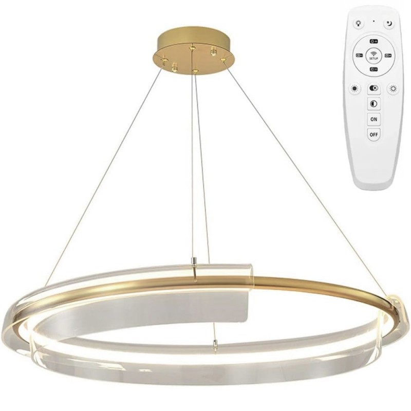 LAMPA SUFITOWA WISZĄCA LED APP1672-CP Gold
