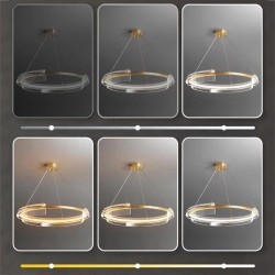 LAMPA SUFITOWA WISZĄCA LED APP1672-CP Gold