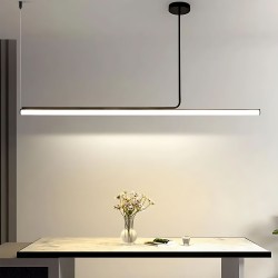 LAMPA SUFITOWA WISZĄCA LED APP1660-CP Black 140cm