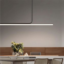LAMPA SUFITOWA WISZĄCA LED APP1660-CP Black 140cm