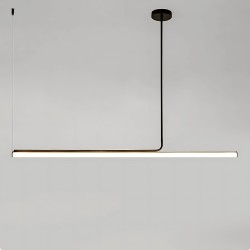 LAMPA SUFITOWA WISZĄCA LED APP1660-CP Black 140cm