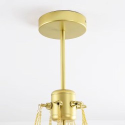 LAMPA SUFITOWA WISZĄCA APP1688-12CP Złota