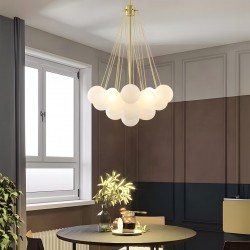 LAMPA SUFITOWA WISZĄCA APP1688-12CP Złota