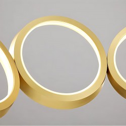 LAMPA WISZĄCA LED APP1800-CP ZŁOTA SZCZOTKOWANA