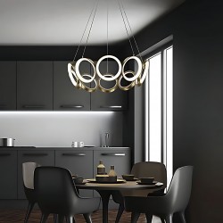 LAMPA WISZĄCA LED APP1800-CP ZŁOTA SZCZOTKOWANA