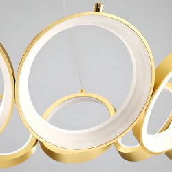 LAMPA WISZĄCA LED APP1800-CP ZŁOTA SZCZOTKOWANA