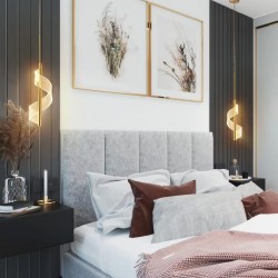 LAMPA SUFITOWA WISZĄCA LED G121-CP GOLD