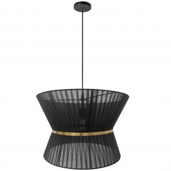 LAMPA SUFITOWA WISZĄCA APP1503-1CP BLACK