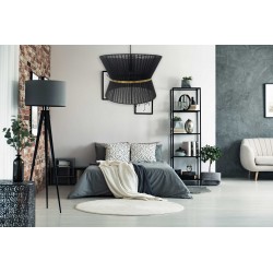 LAMPA SUFITOWA WISZĄCA APP1503-1CP BLACK