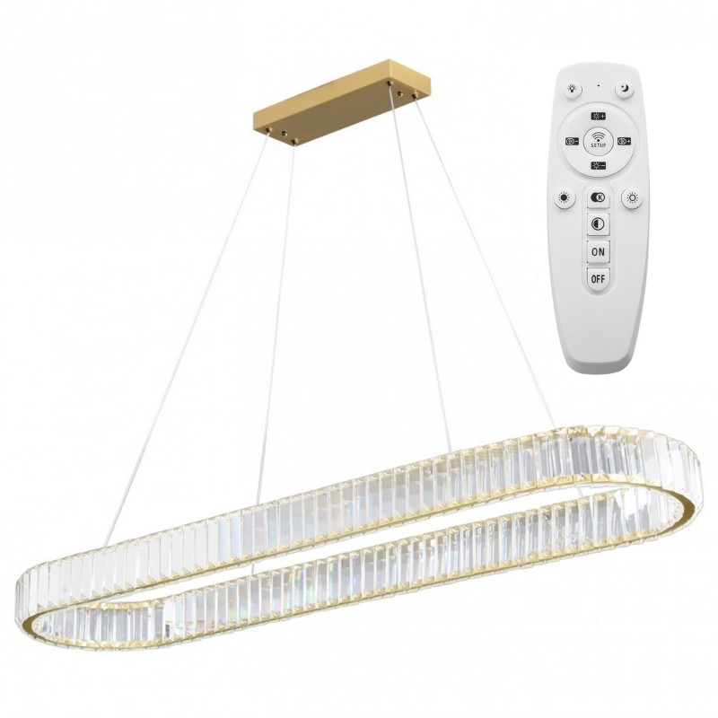 LAMPA WISZĄCA LED APP1508-CP BRUSH GOLD