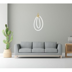 LAMPA WISZĄCA LED G017-CP ZŁOTA