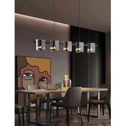 LAMPA WISZĄCA 5-punktowa APP1706-5CP GREY G9