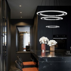 LAMPA WISZĄCA LED G040-3CP CZARNA