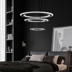 LAMPA WISZĄCA LED G040-3CP CZARNA