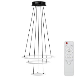 LAMPA WISZĄCA LED G040-3CP CZARNA