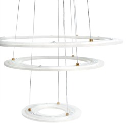 LAMPA SUFITOWA WISZĄCA LED G041-3CP Szczotkowane Złoto