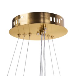 LAMPA SUFITOWA WISZĄCA LED G041-3CP Szczotkowane Złoto