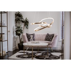 LAMPA WISZĄCA LED G005-CP ZŁOTA