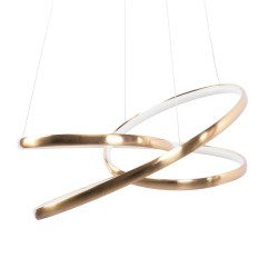 LAMPA WISZĄCA LED G005-CP ZŁOTA