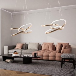 LAMPA WISZĄCA LED G005-CP ZŁOTA