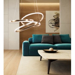 LAMPA WISZĄCA LED G005-CP ZŁOTA