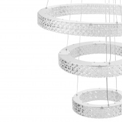 LAMPA WISZĄCA LED KRYSZTAŁOWA MS008-CP Chrom