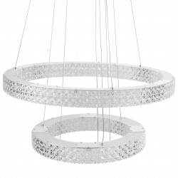 LAMPA WISZĄCA LED KRYSZTAŁOWA MS007-CP Chrom