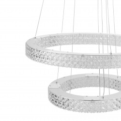 LAMPA WISZĄCA LED KRYSZTAŁOWA MS007-CP Chrom