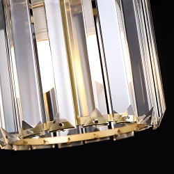 LAMPA SUFITOWA WISZĄCA EBT026-3CP ZŁOTA