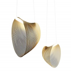 LAMPA LED WISZĄCA LHJ054-1CP DREWNO