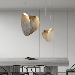 LAMPA LED WISZĄCA LHJ054-1CP DREWNO