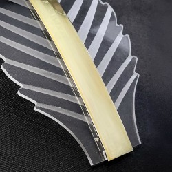 LAMPA SUFITOWA WISZĄCA LED G141-CP ZŁOTA