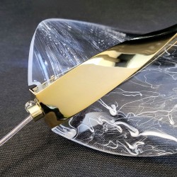 LAMPA SUFITOWA WISZĄCA LED G129-CP ZŁOTA