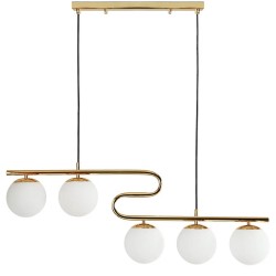 LAMPA SUFITOWA WISZĄCA Gold APP1599-5CP
