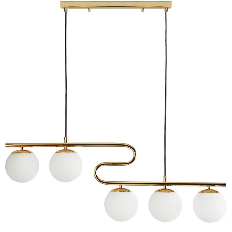 LAMPA SUFITOWA WISZĄCA Gold APP1599-5CP
