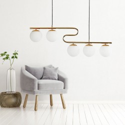 LAMPA SUFITOWA WISZĄCA Gold APP1599-5CP