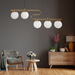 LAMPA SUFITOWA WISZĄCA Gold APP1599-5CP