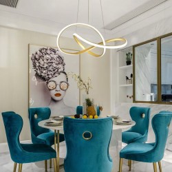 LAMPA SUFITOWA WISZĄCA LED APP1601-CP Gold