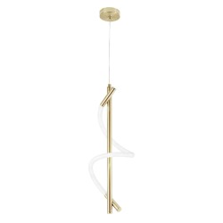 LAMPA WISZĄCA LED G015-CP ZŁOTA