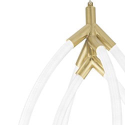 LAMPA WISZĄCA LED G018-CP ZŁOTA