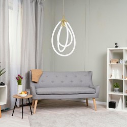 LAMPA WISZĄCA LED G018-CP ZŁOTA