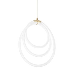 LAMPA WISZĄCA LED G016-CP ZŁOTA