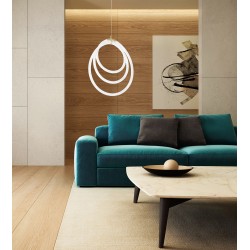 LAMPA WISZĄCA LED G016-CP ZŁOTA