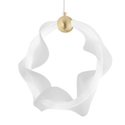 LAMPA WISZĄCA LED G012-3CPR ZŁOTA