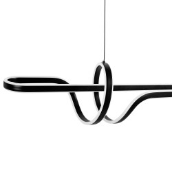 LAMPA WISZĄCA LED G038-CP CZARNA