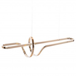 LAMPA WISZĄCA LED G039-CP Złota