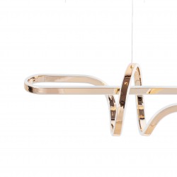 LAMPA WISZĄCA LED G039-CP Złota