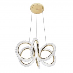 LAMPA WISZĄCA LED G037-CP ZŁOTA