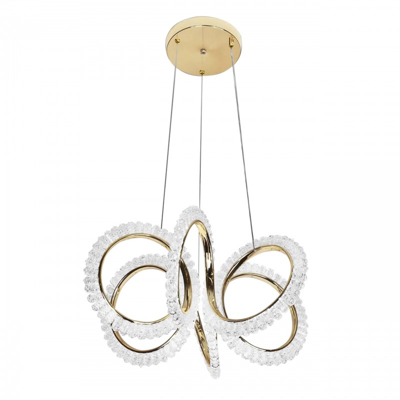 LAMPA WISZĄCA LED G037-CP ZŁOTA