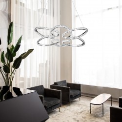 LAMPA WISZĄCA LED G002-CP CHROM